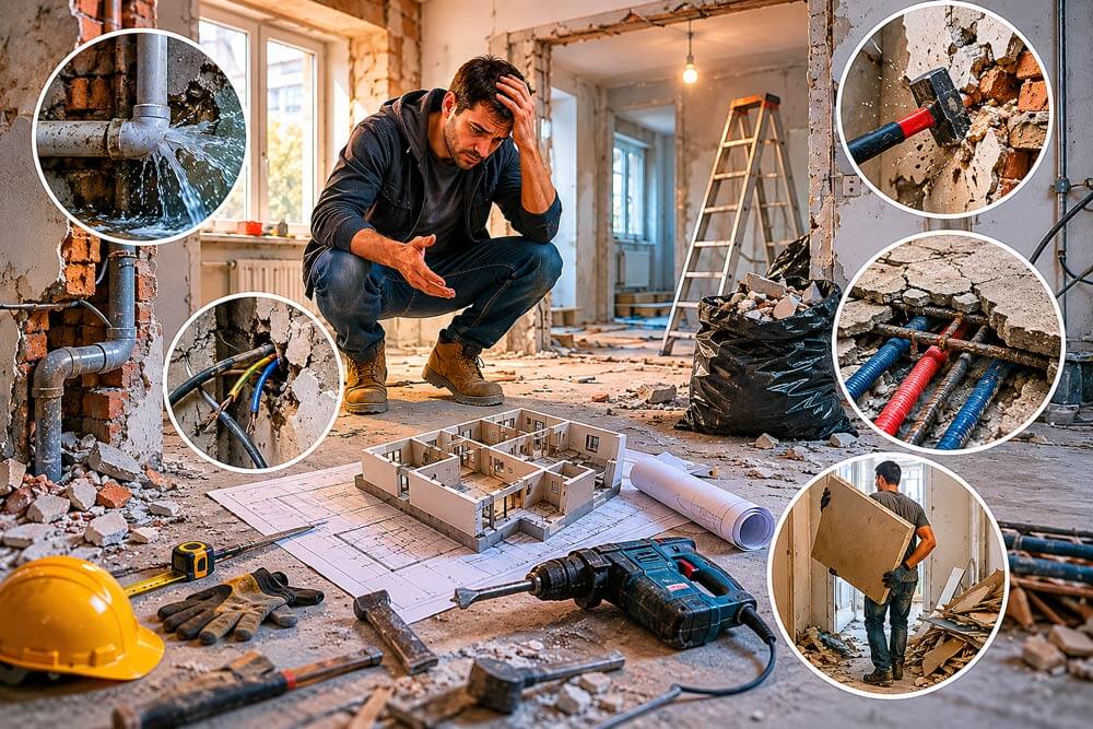 Підготовка квартири до ремонту: 7 помилок демонтажу, які обходяться найдорожче